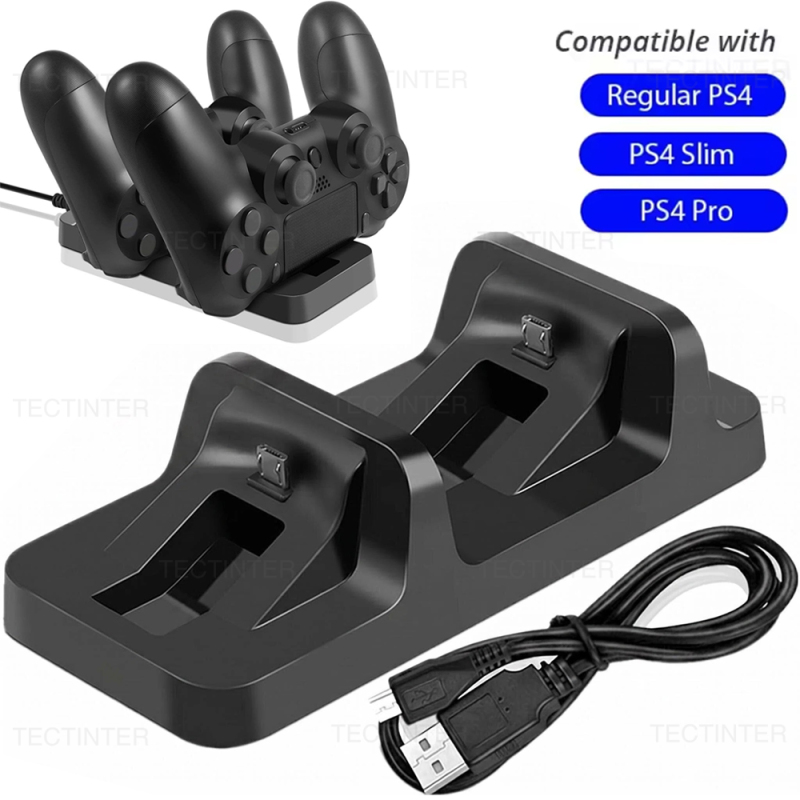 Controller Charging Stand - Dual Charger Dock Station For PS4
