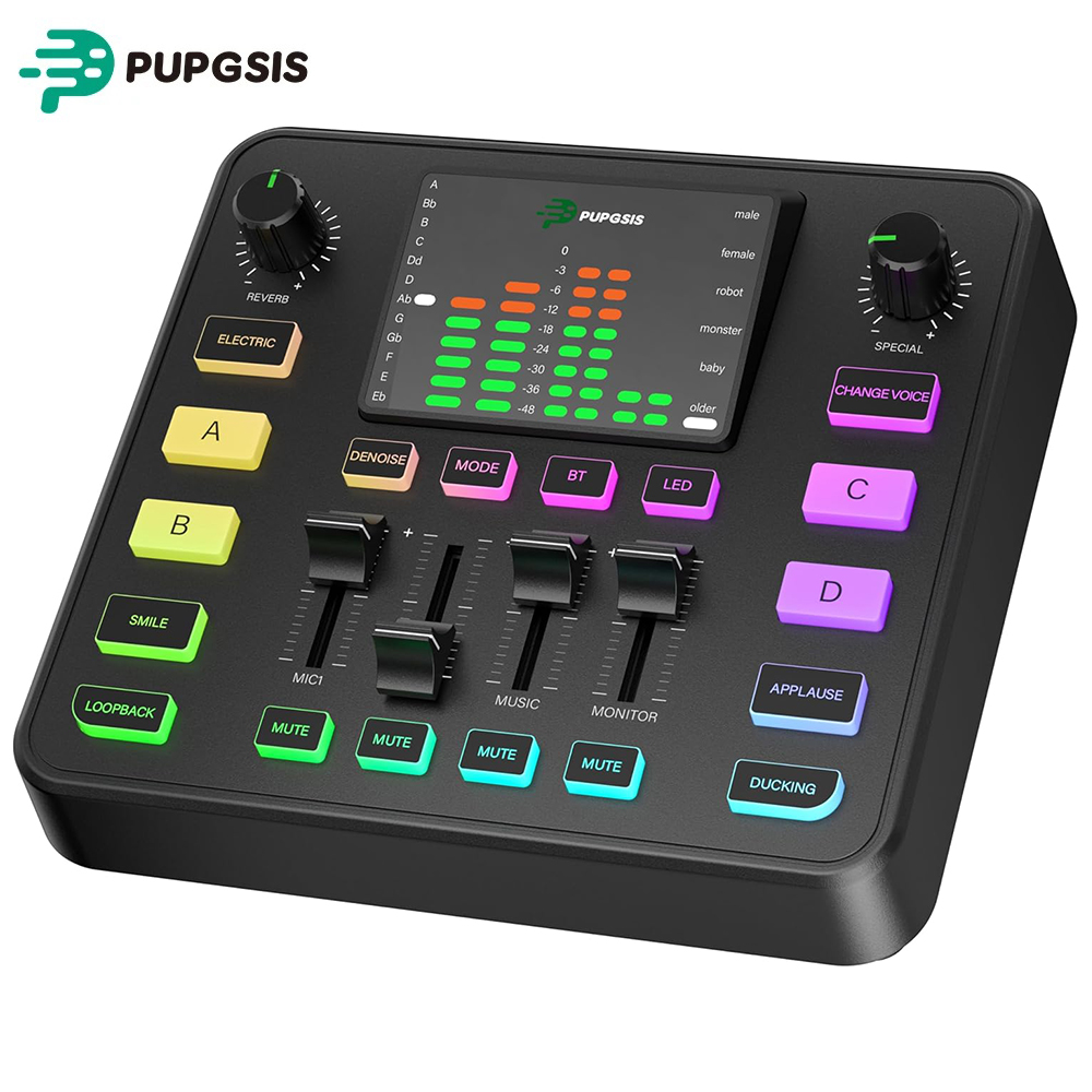 Elgato Stream Deck - Pupgsis Gaming Audio Mixer, Audio Interface,