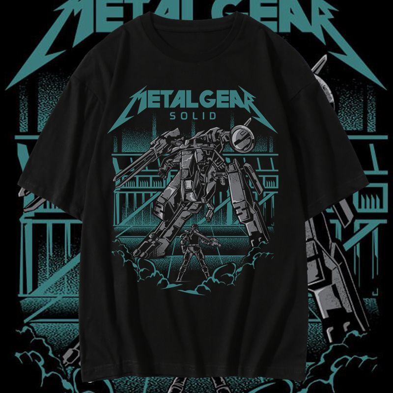 Esports Gaming Shirts - Metal Gear Solid Mech Snake Print