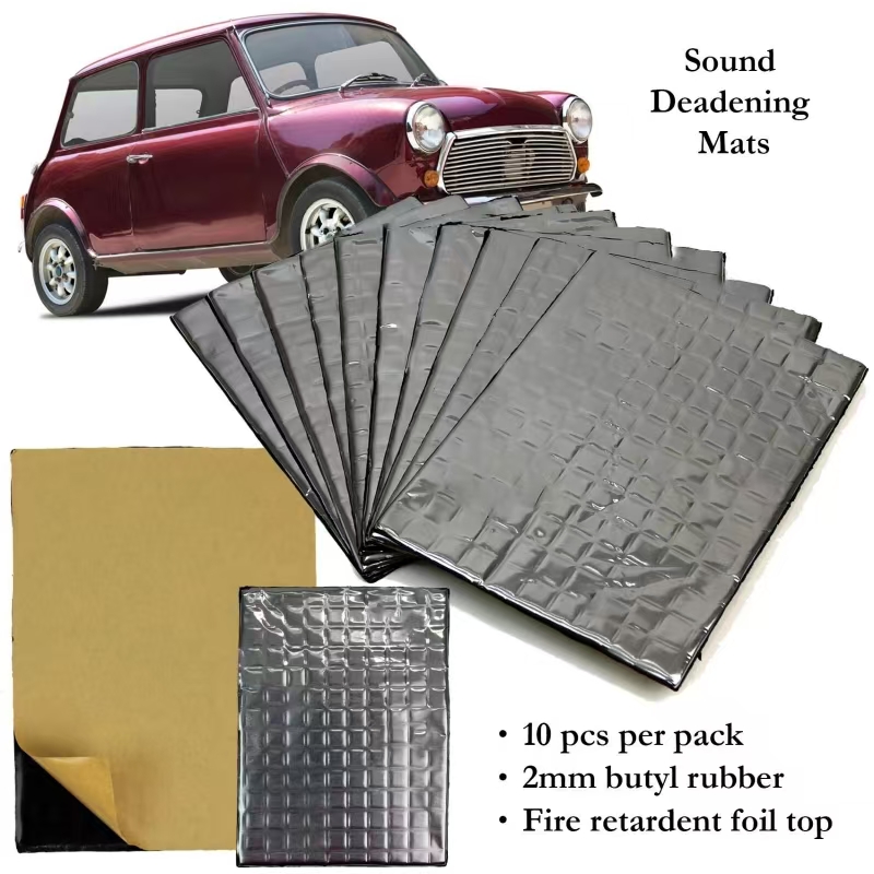 10Pcs Car Sound Mat Insulation - огляд і ціна Sound Dampening Foam