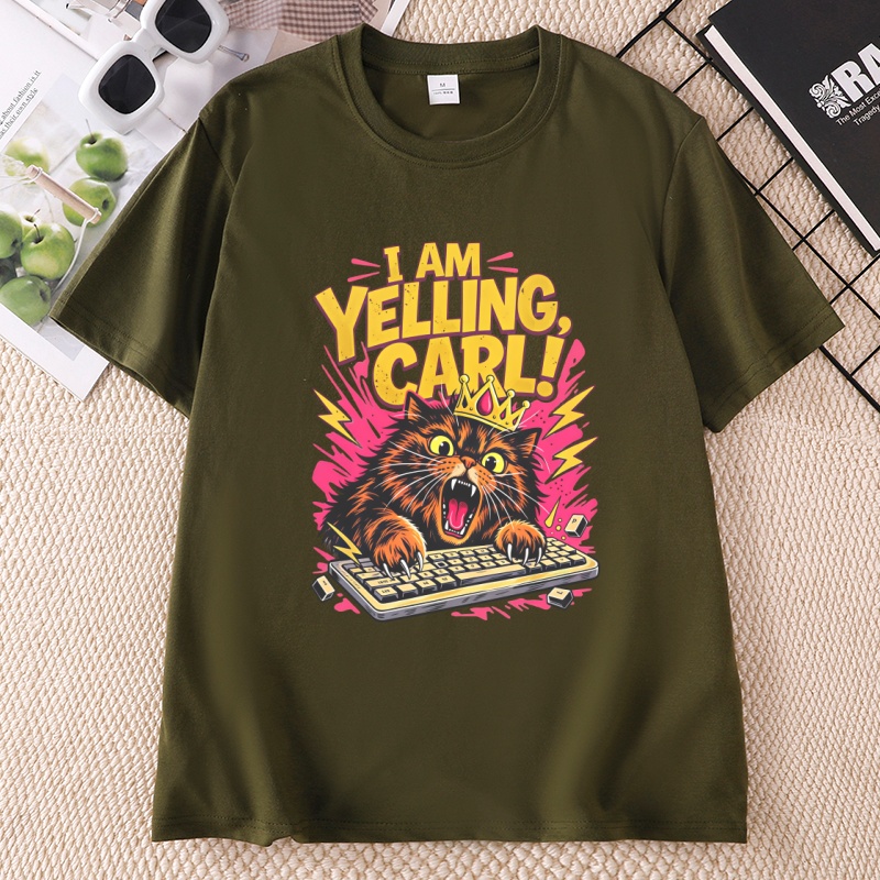 I Am Yelling Carl T-shirt Wome - огляд і ціна Esports Gaming Shirts
