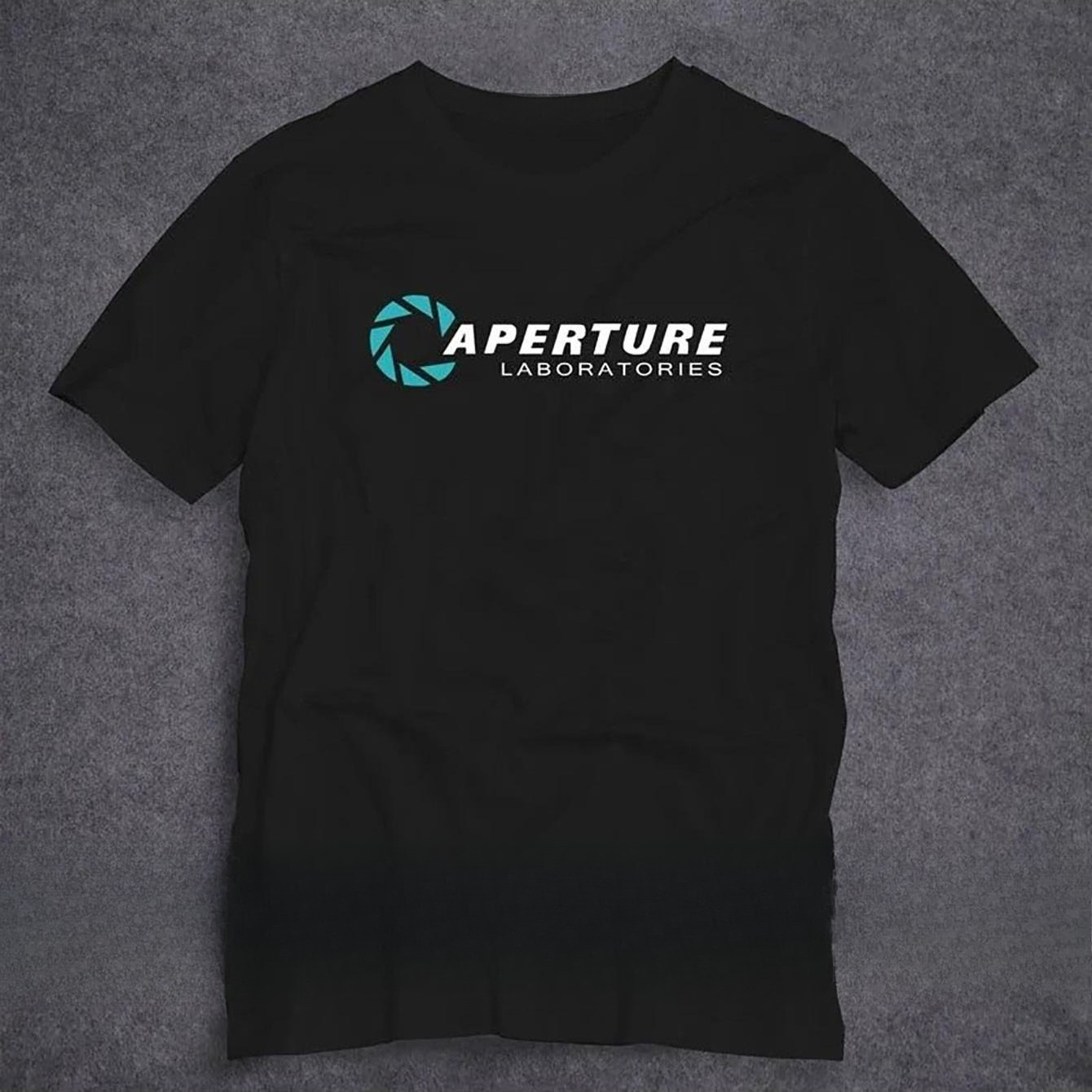 Men's Portal 2 Aperture Labs L - огляд і ціна Esports Gaming Shirts
