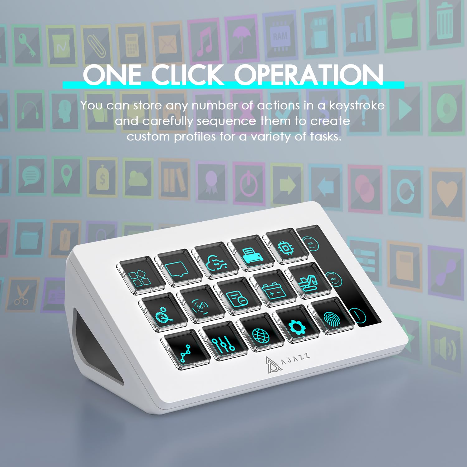 ATTACK SHARK x AJAZZ AKP153 ST - огляд і ціна Elgato Stream Deck