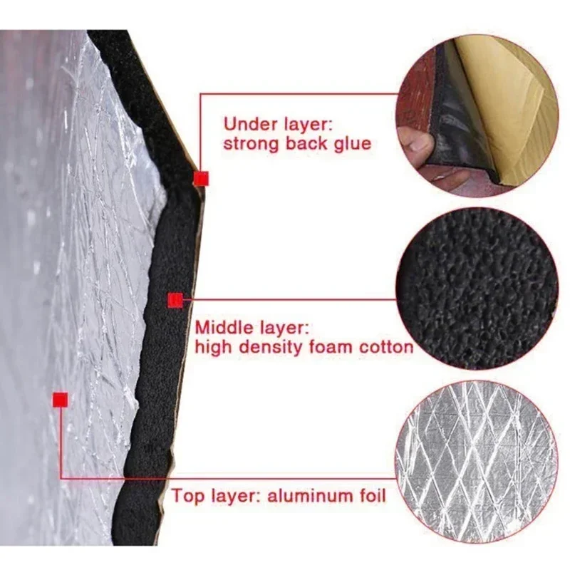 2000*500/250*400mm 5/10mm Car  - огляд і ціна Sound Dampening Foam