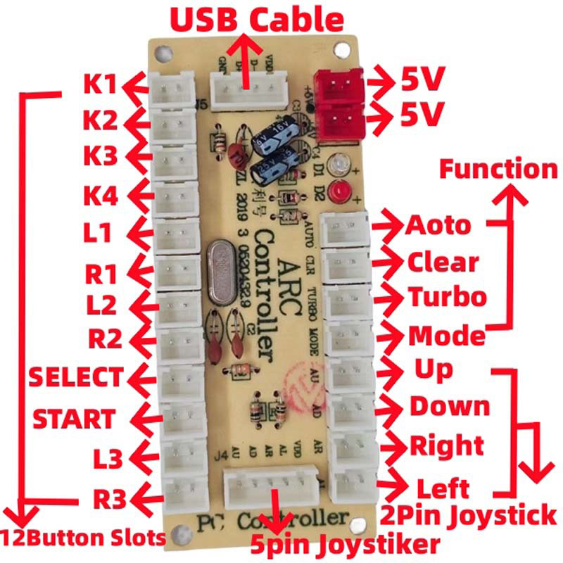DIY Zero Delay Arcade USB Enco - огляд і ціна Zero Esports Gaming Gear
