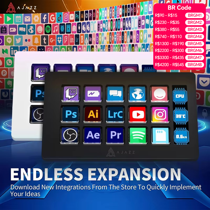 AJAZZ AKP153E/AKP03E Multifunc - огляд і ціна Elgato Stream Deck