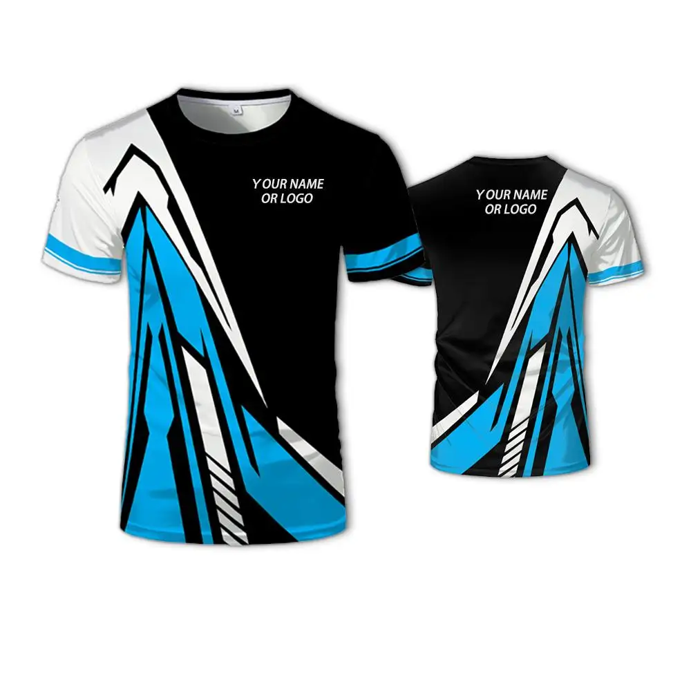 Men's Geometric Pattern 3D Pri - огляд і ціна Esports Gaming Team Logo