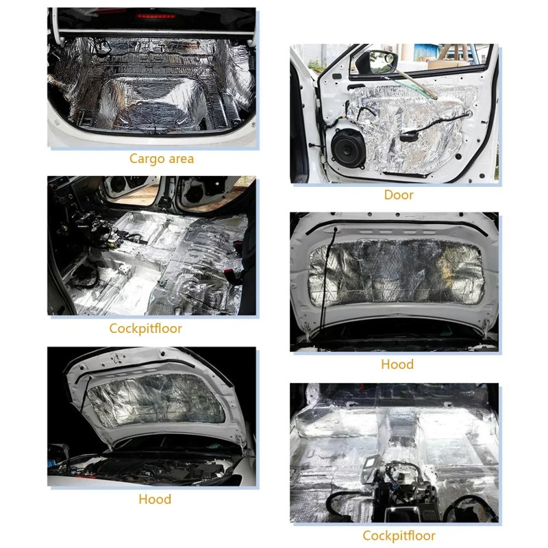 200x50cm 5/10mm Car Sound Mat  - огляд і ціна Sound Dampening Foam