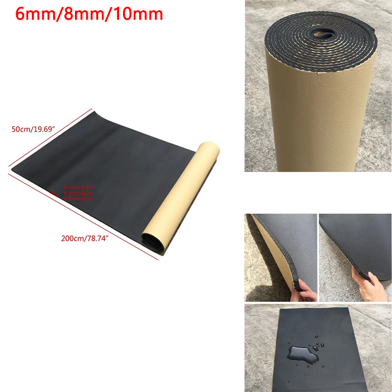 1 Roll 200cmx50cm 6mm/8mm/10mm - огляд і ціна Sound Dampening Foam