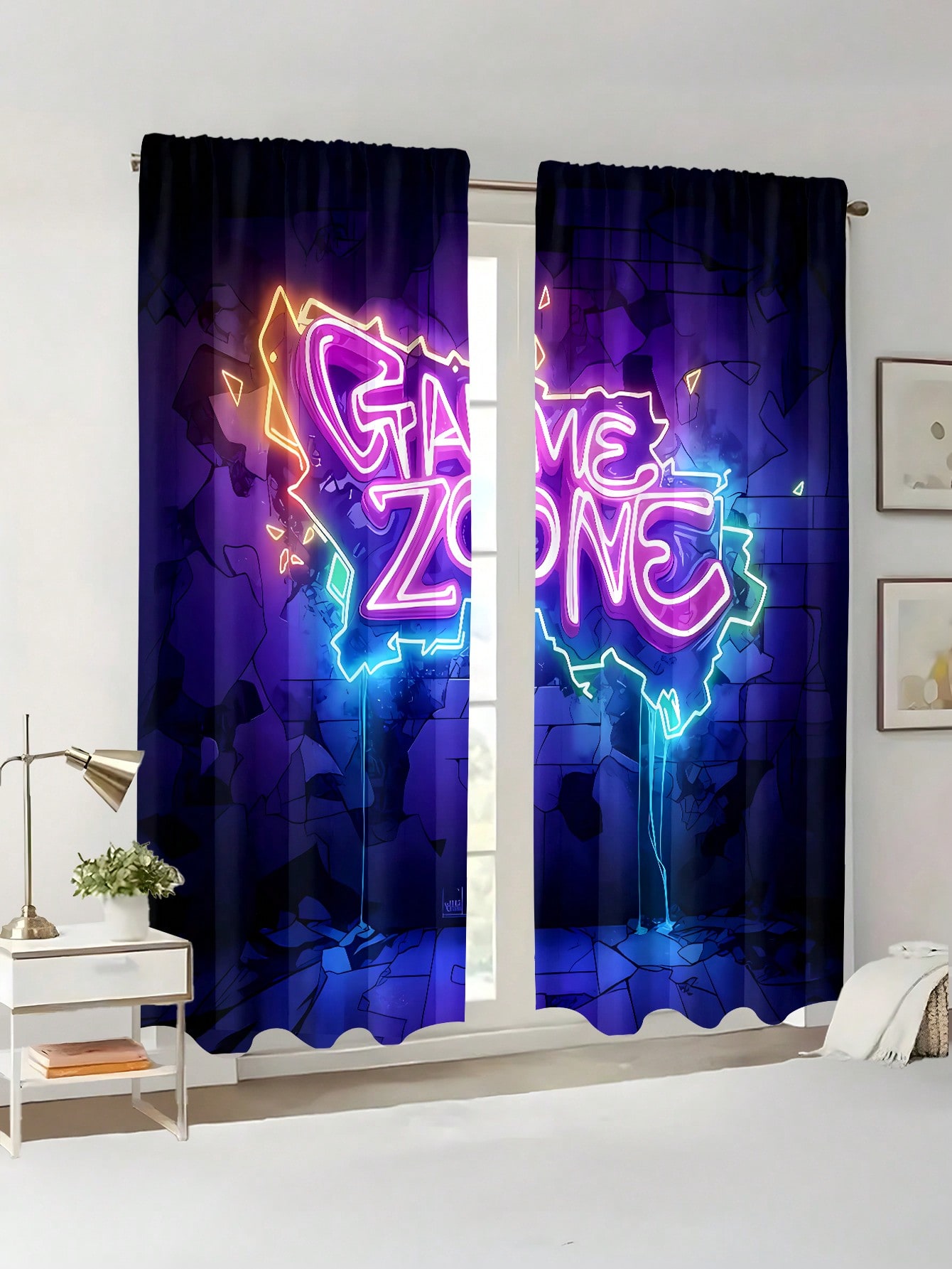 Neon Game Zone Curtain, Esport - огляд і ціна Esports Gaming Youtube