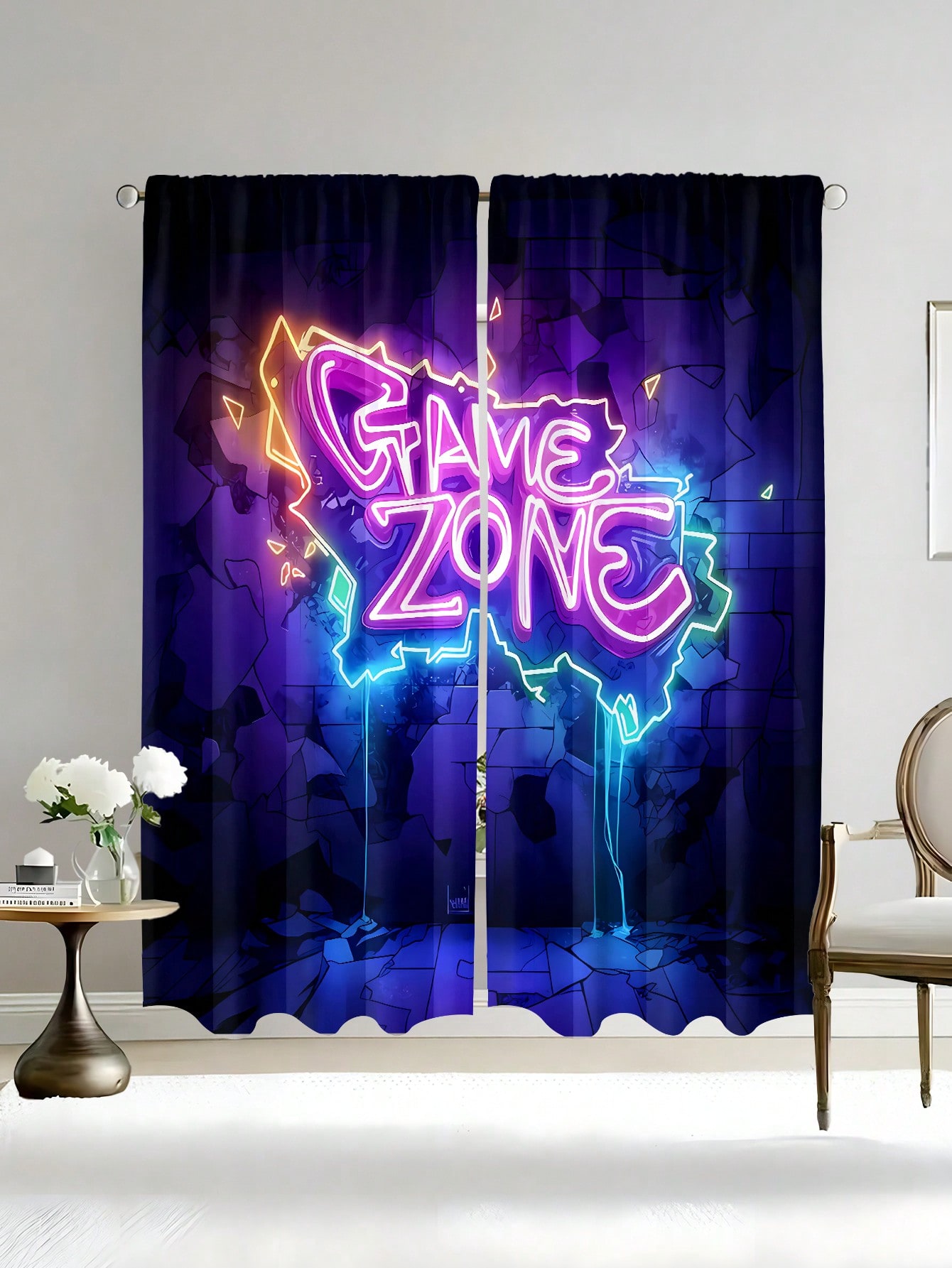 Neon Game Zone Curtain, Esport - огляд і ціна Esports Gaming Youtube