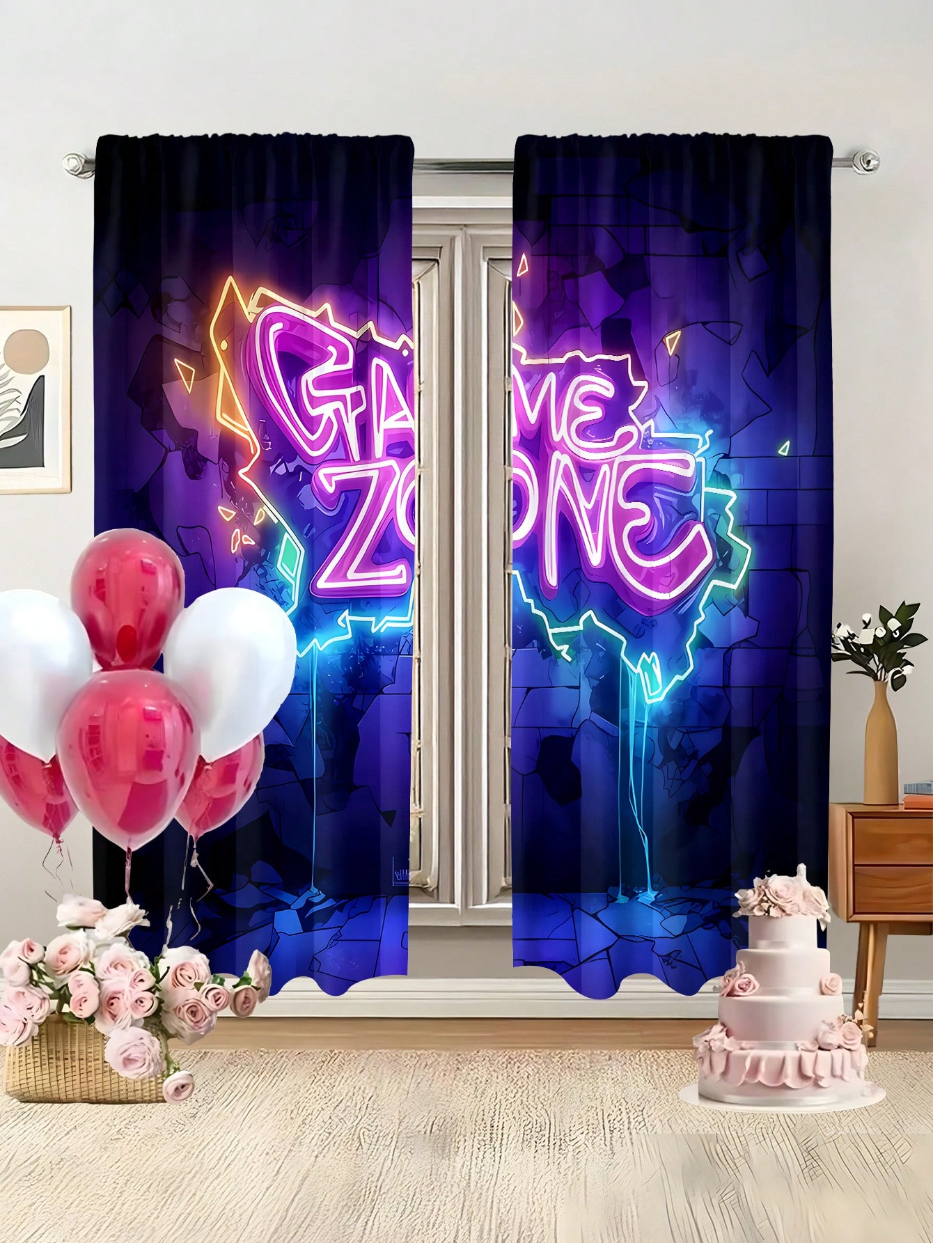 Neon Game Zone Curtain, Esport - огляд і ціна Esports Gaming Youtube