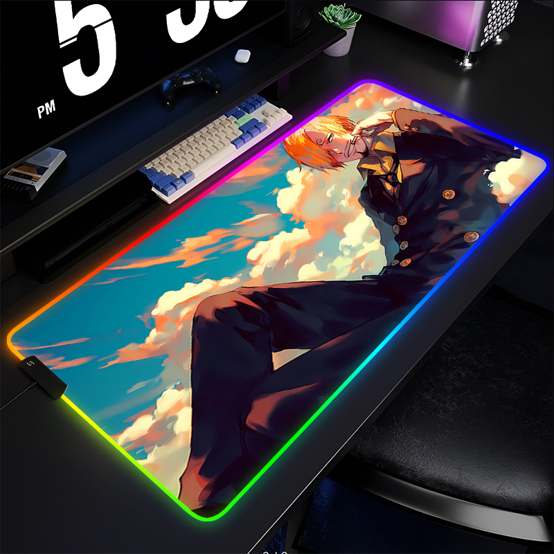RGB Anime Mouse pad one piece  - огляд і ціна Esports Gaming Mouse