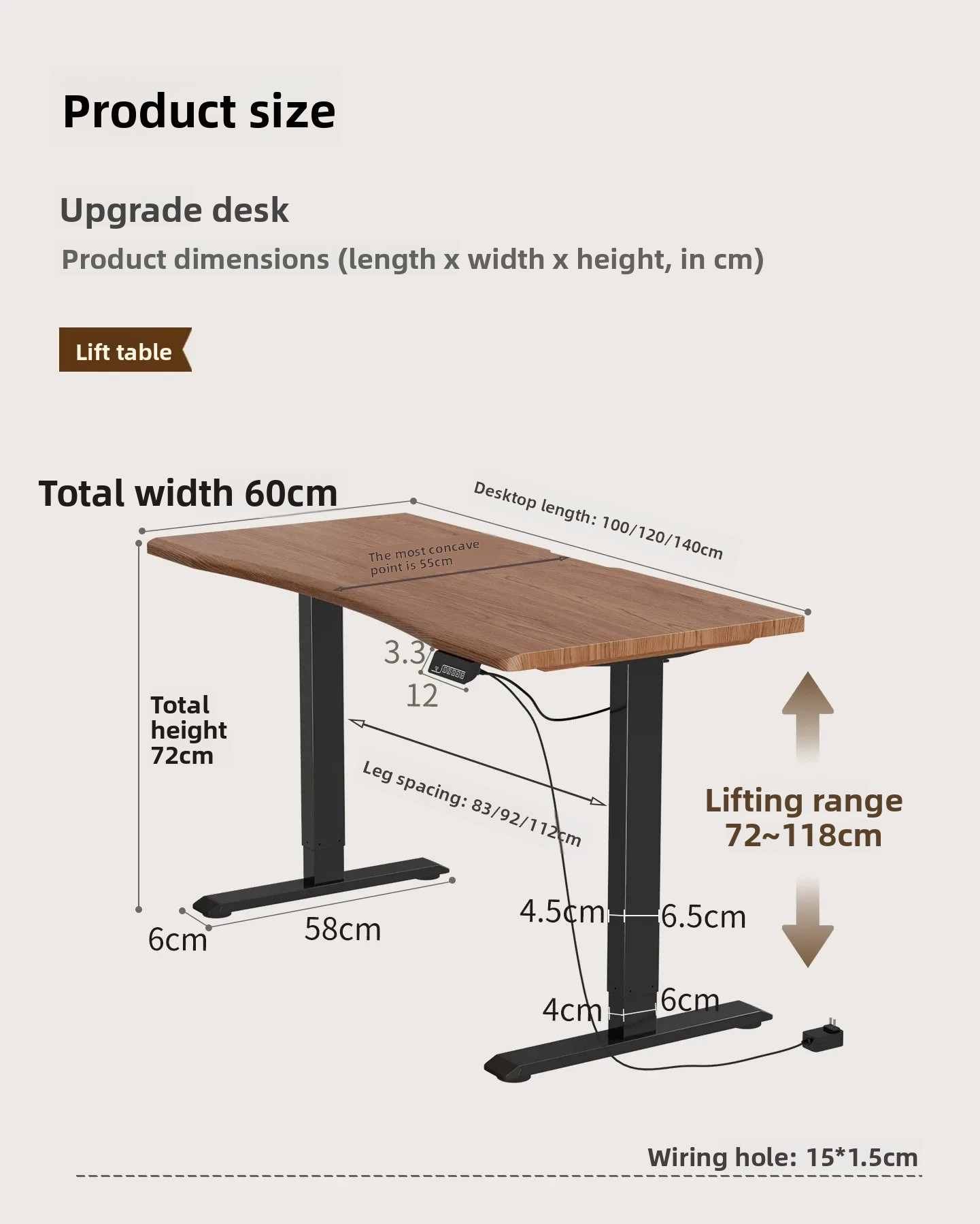 Height Adjustable Computer Des - огляд і ціна Esports Gaming School