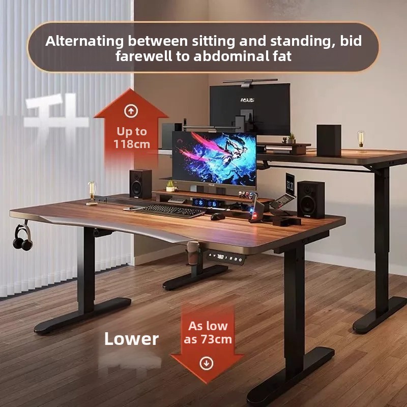 Height Adjustable Computer Des - огляд і ціна Esports Gaming School