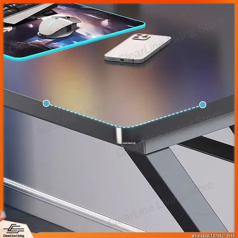 Double Computer Desk Long Gami - огляд і ціна Esports Gaming School