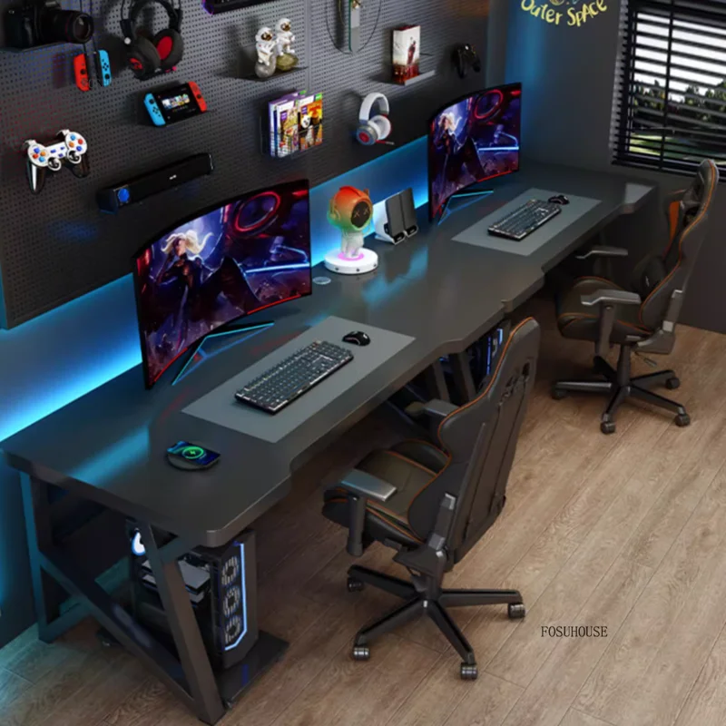 Modern Double Computer Desks H - огляд і ціна Esports Gaming School