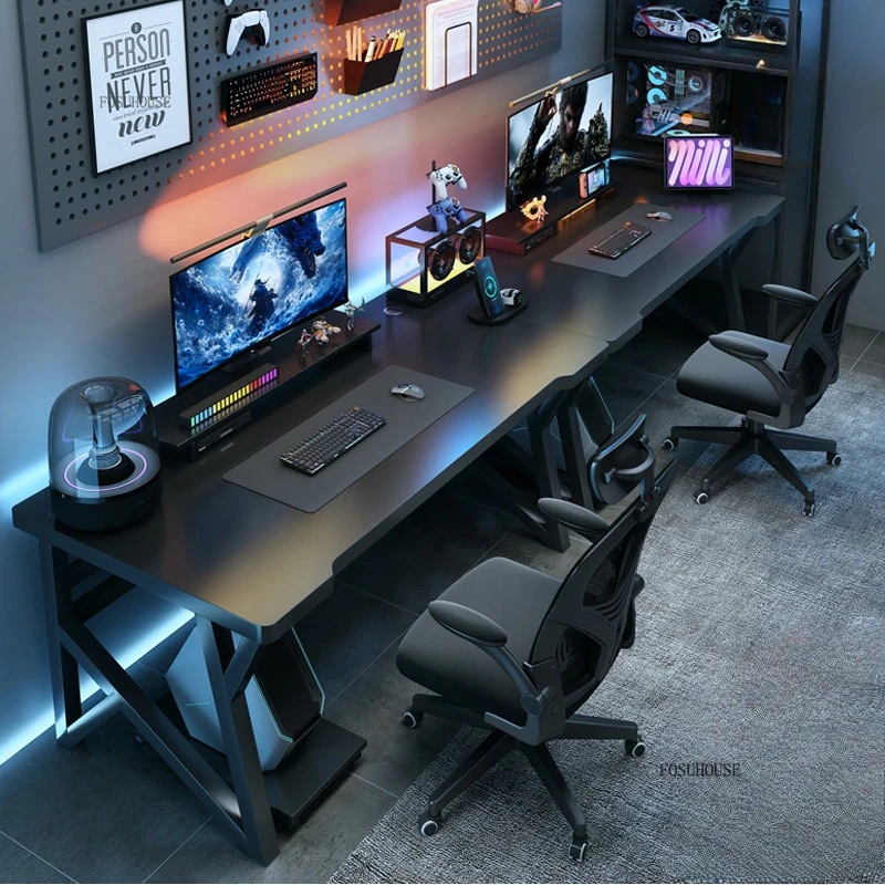 Modern Double Computer Desks H - огляд і ціна Esports Gaming School