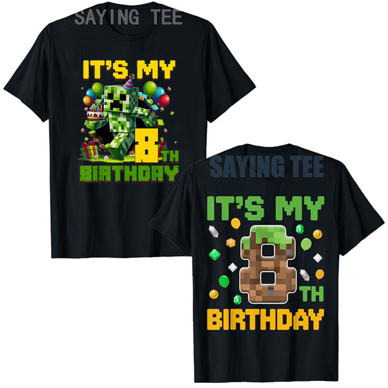 Birthday Boy It's My 8th Birth - огляд і ціна Esports Gaming Shirts