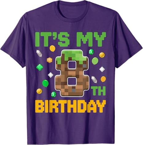 Birthday Boy It's My 8th Birth - огляд і ціна Esports Gaming Shirts