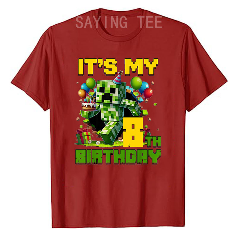 Birthday Boy It's My 8th Birth - огляд і ціна Esports Gaming Shirts